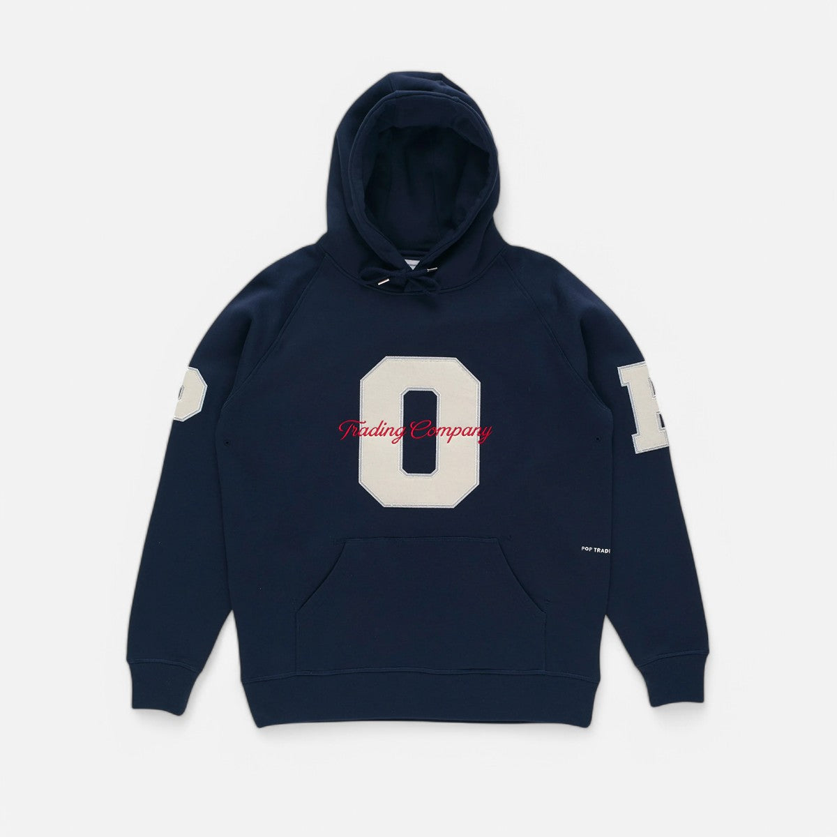 Pop Trading Company - Football Hooded Sweatshirt - Navy