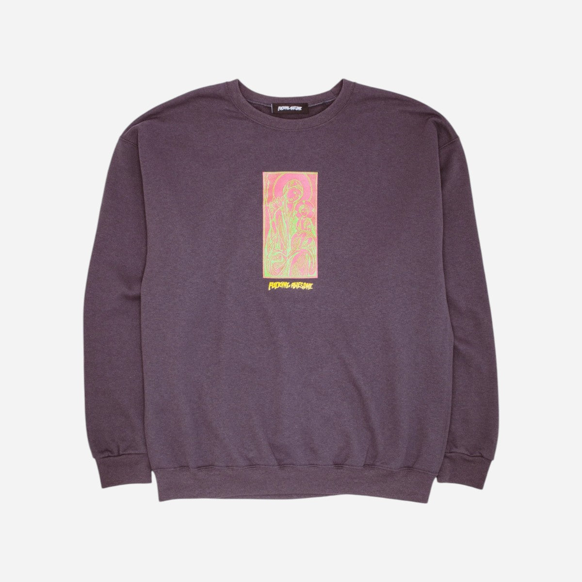 Fucking Awesome - Hate The Pain Away Crewneck - Charcoal