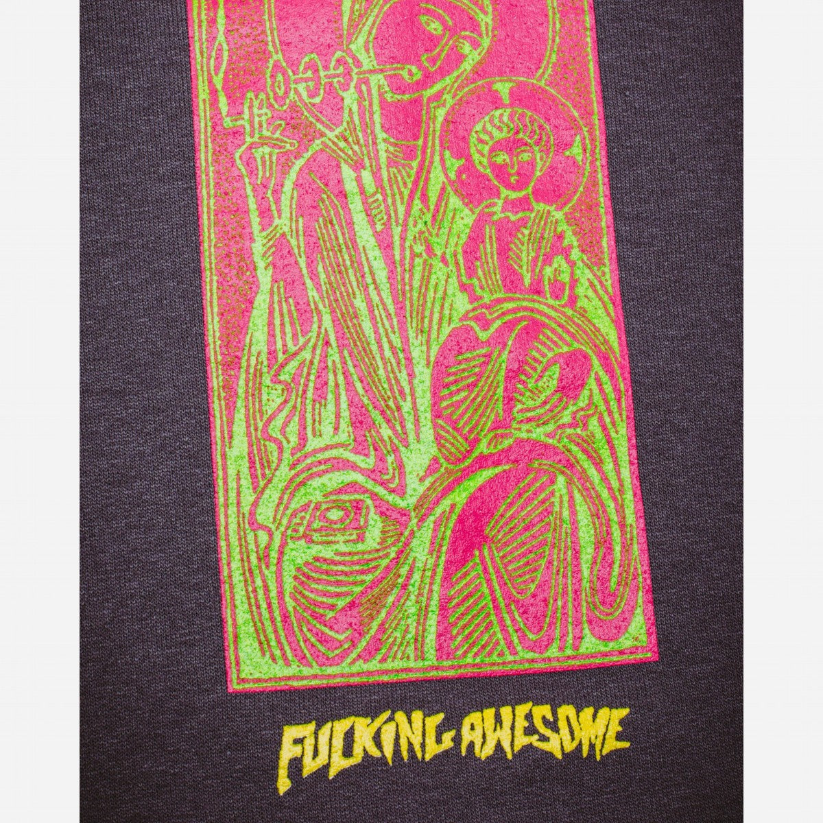 Fucking Awesome - Hate The Pain Away Crewneck - Charcoal
