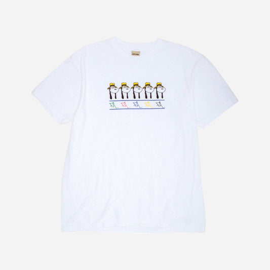 Fucking Awesome - Spike Repeat Tee - White