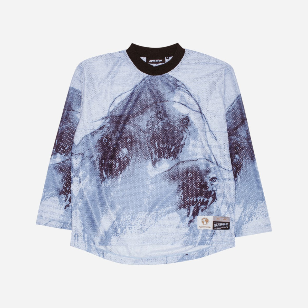 Fucking Awesome - Cerberus Moto Jersey - Black/White