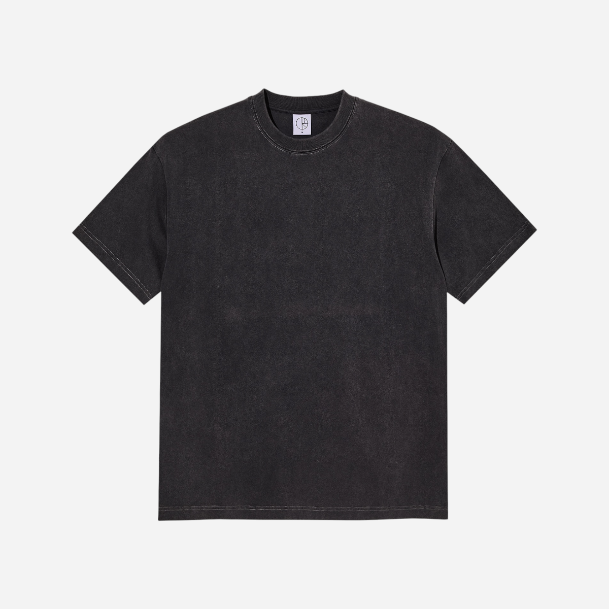 Polar - Contrast Stroke Logo Tee - Silver/Black/Black