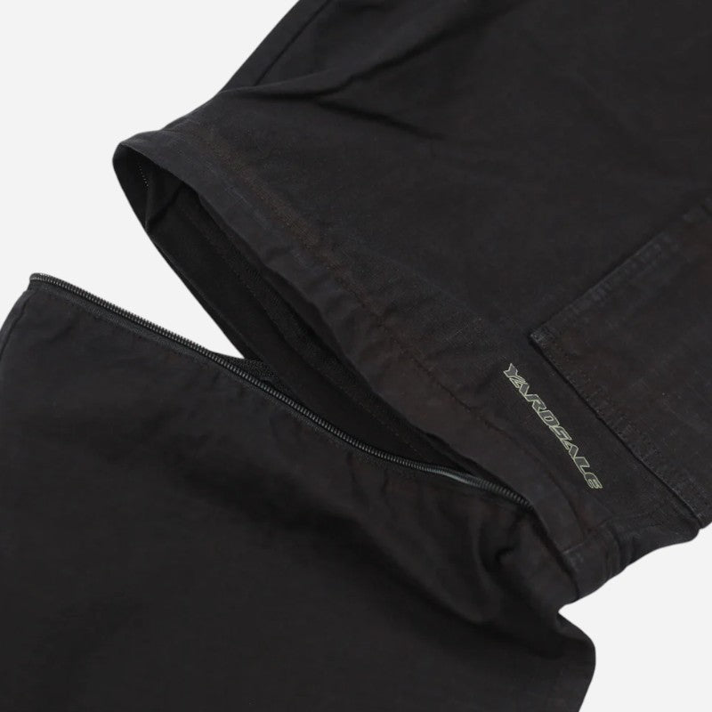Yardsale - Phantasy Ripstop Cargo Zip Off Shorts - Black