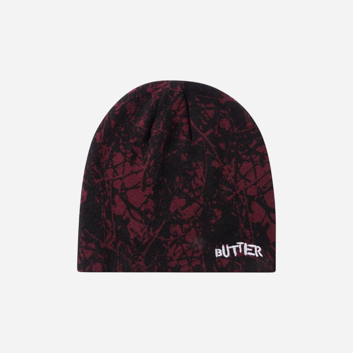 Butter Goods - Woods Camo Skully Beanie - Rust