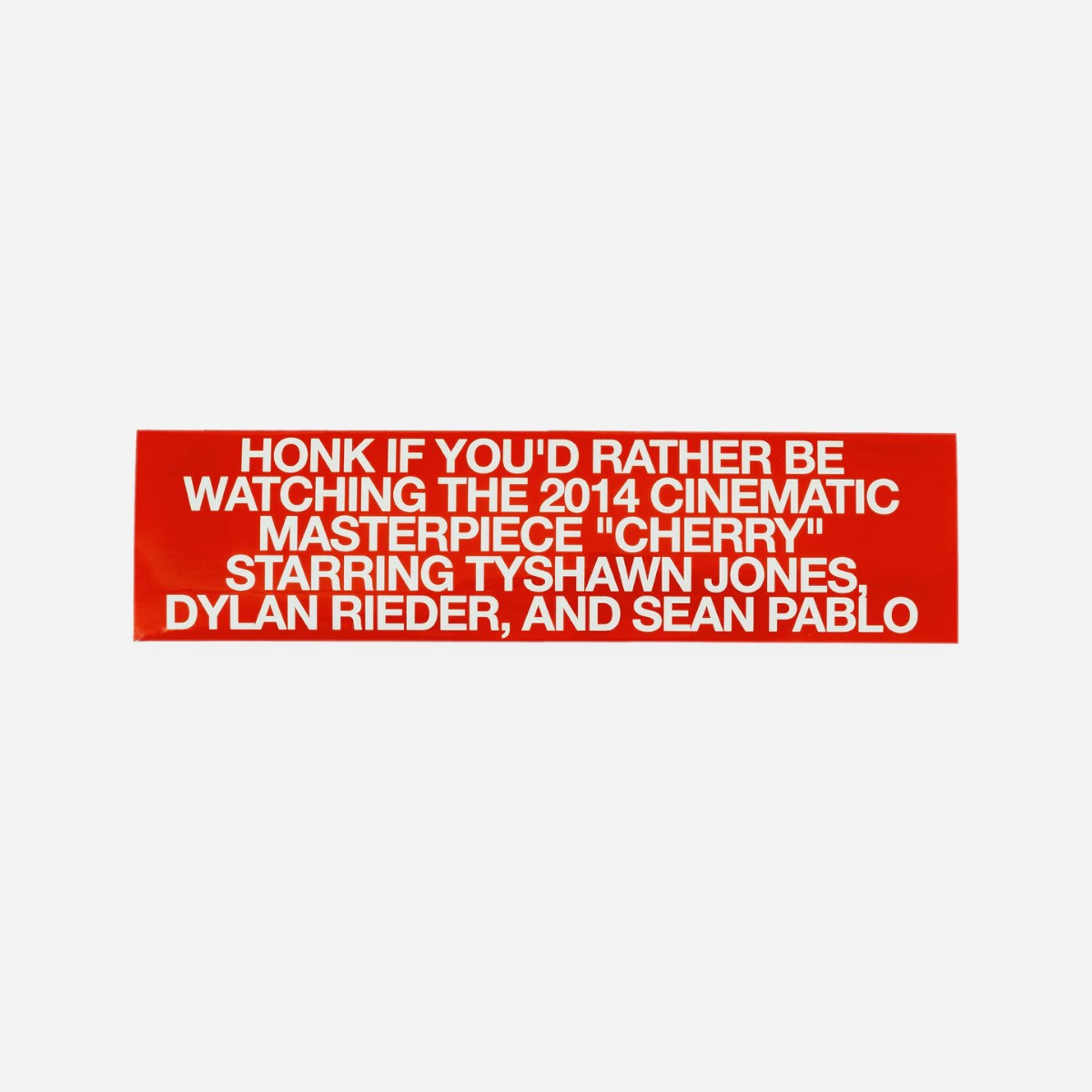 Jenkem - Bumper Sticker - Cherry