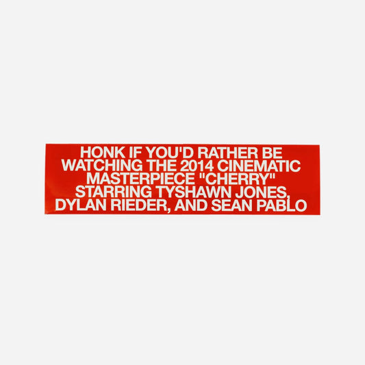 Jenkem - Cherry Bumper Sticker