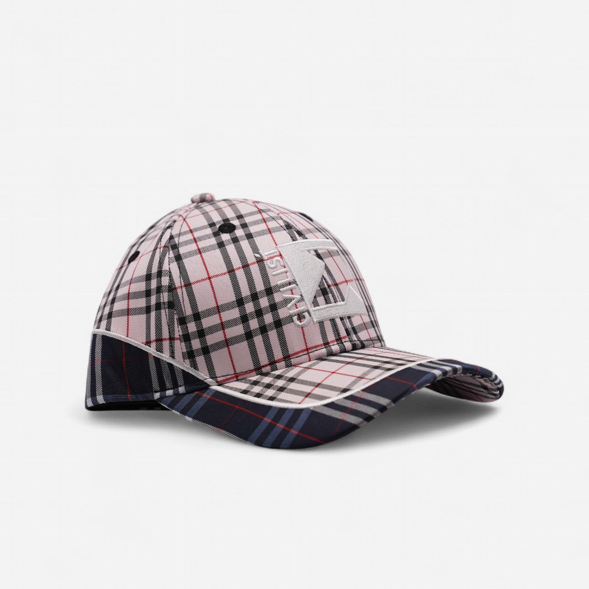 Civilist - Checks Low Pro Cap - Pink/Blue