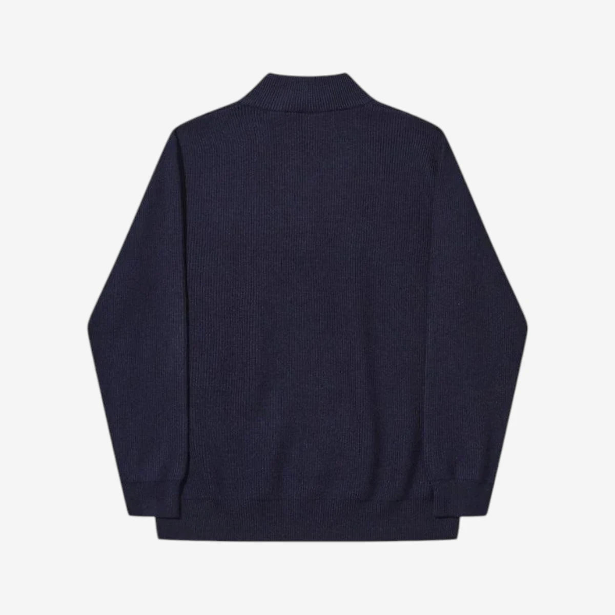 Hélas - Classic Quarter Zip Knit - Navy