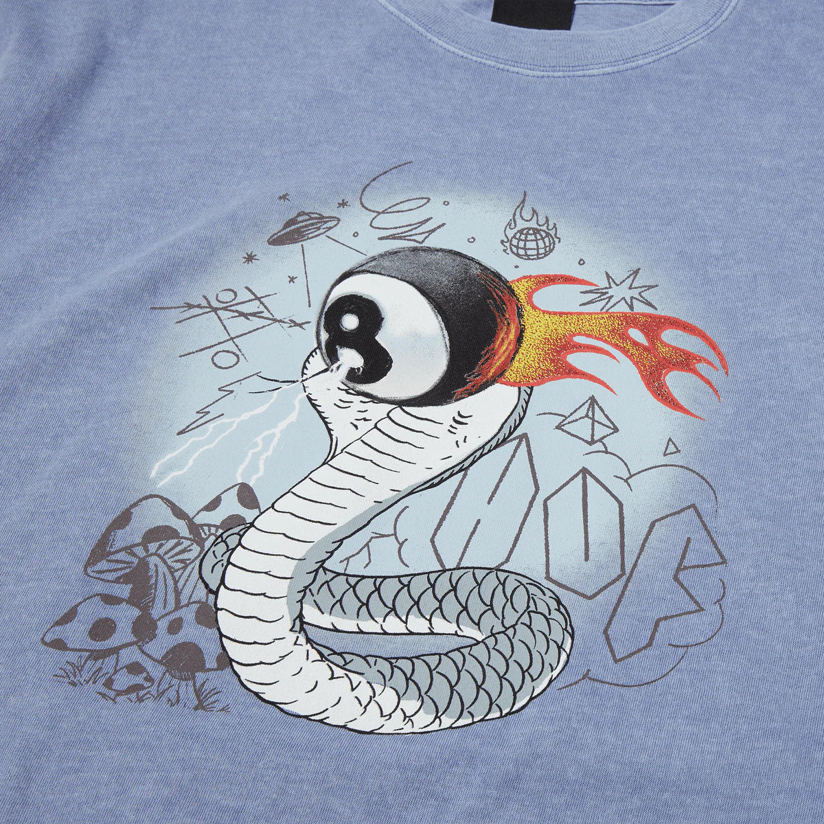 HUF - Cobra Baller Washed Tee - Vintage Violet