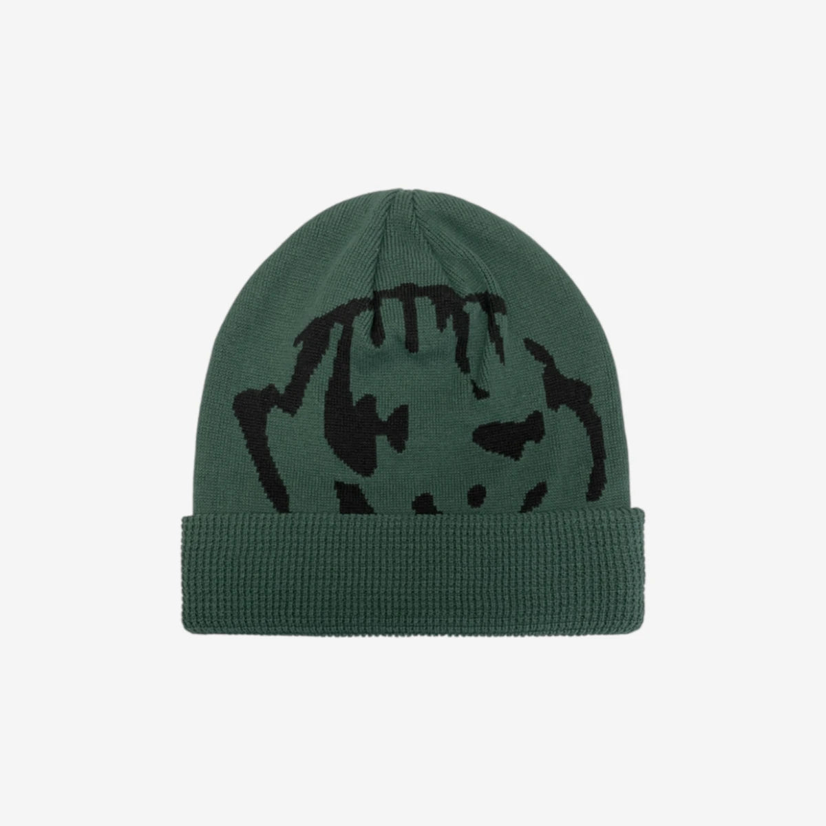 Dancer - Fold Up Head Beanie - Green