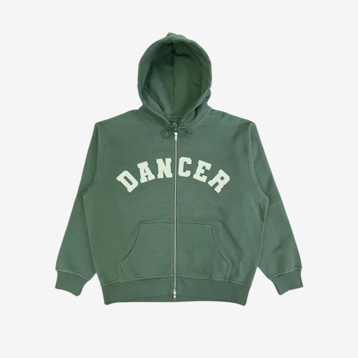 Dancer - Varsity Zip Hoodie - Green