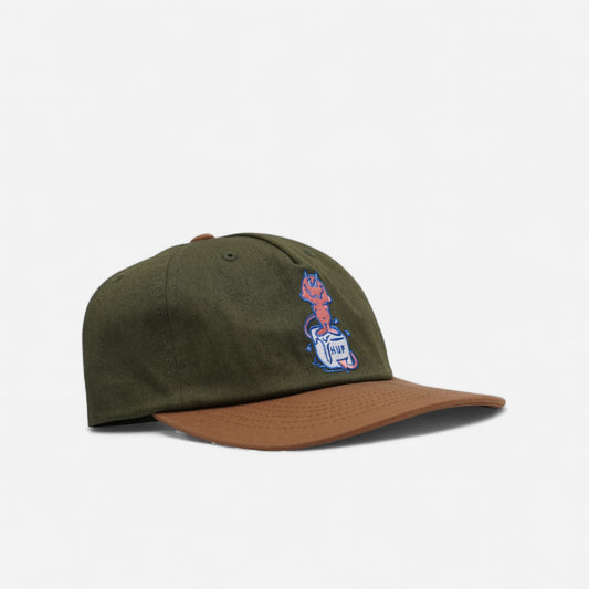 HUF - Melt 5 Panel Cap - Green