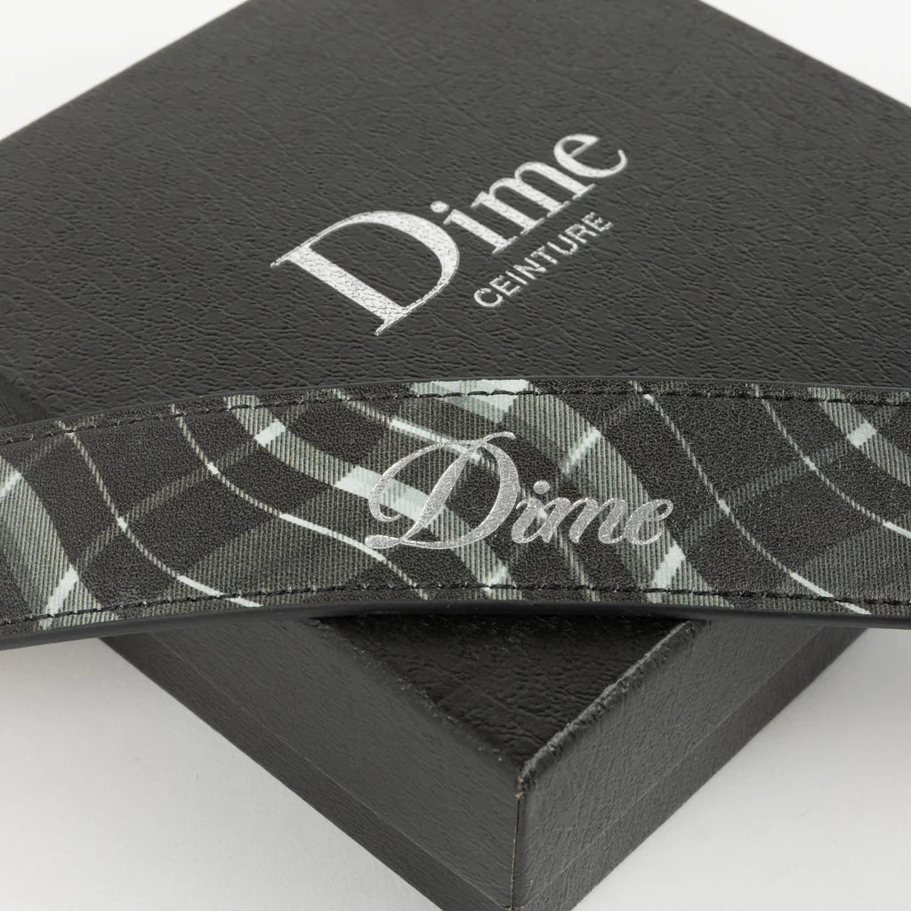 Dime - Bestfriend Collar - Black Plaid