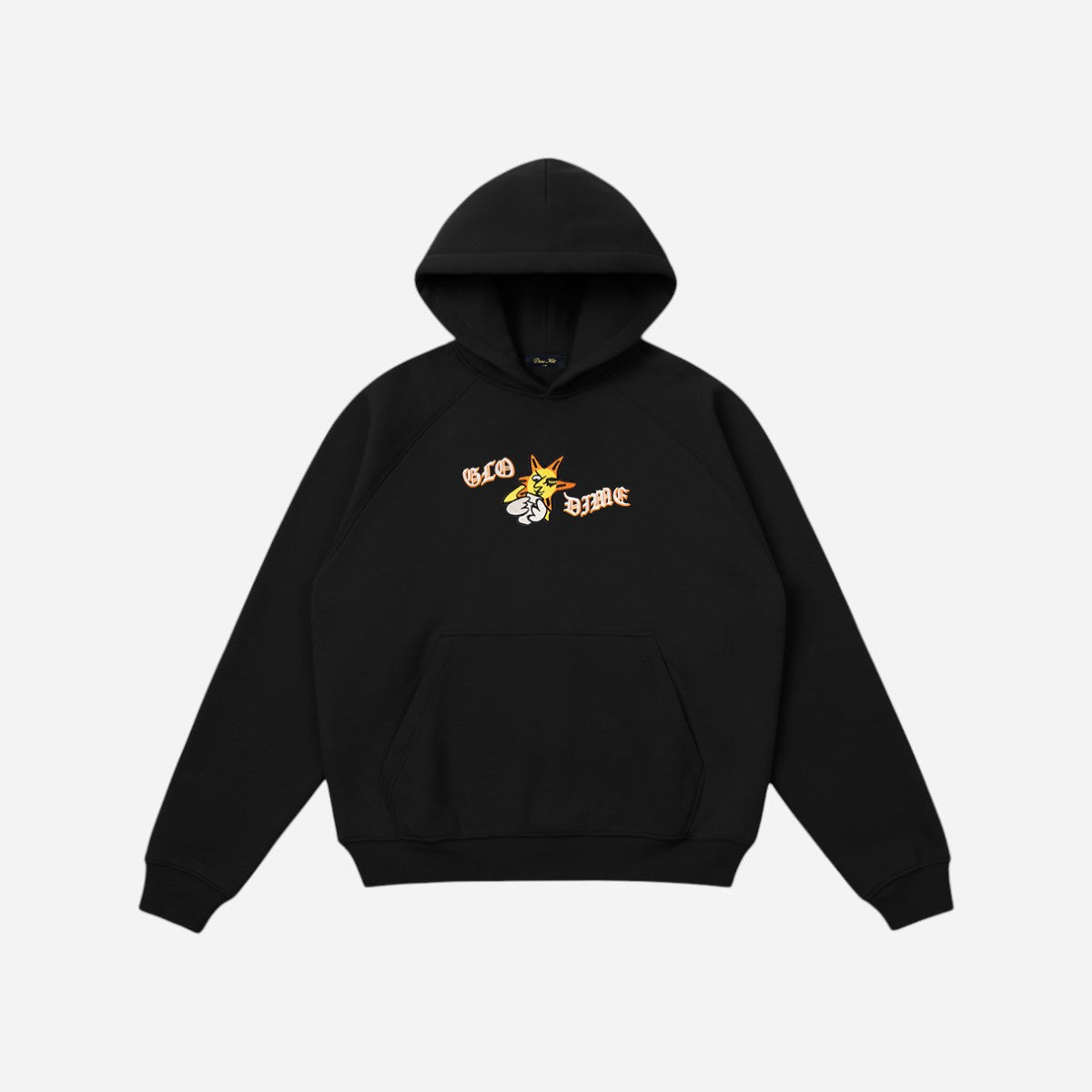 Dime x Glo Gang - Glo Dime Sun Hoodie - Black