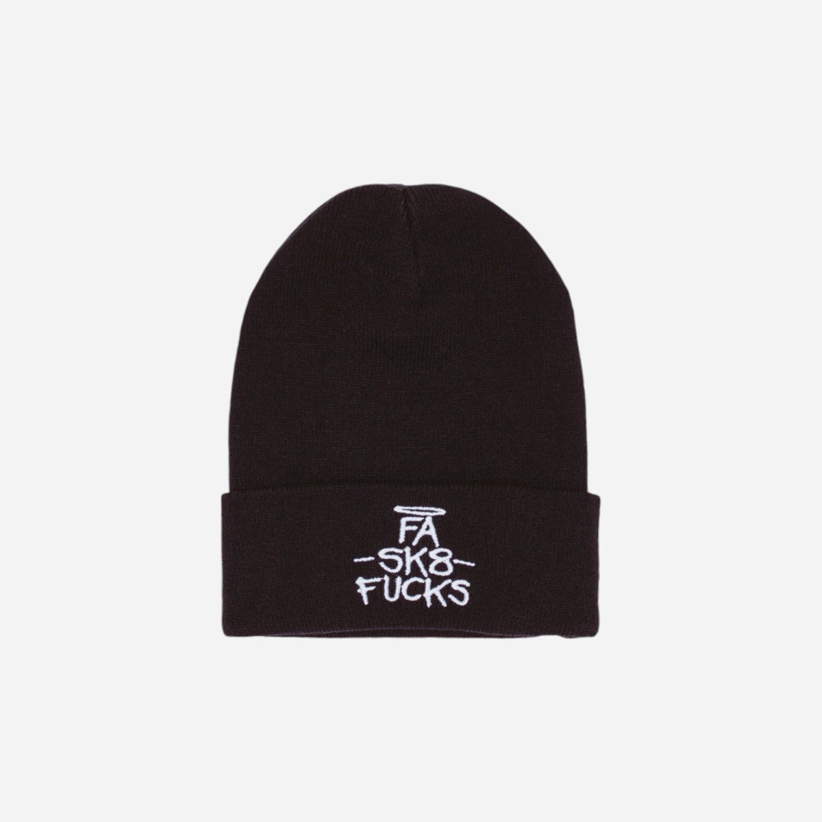 Fucking Awesome - SK8 Fucks Cuff Beanie - Black