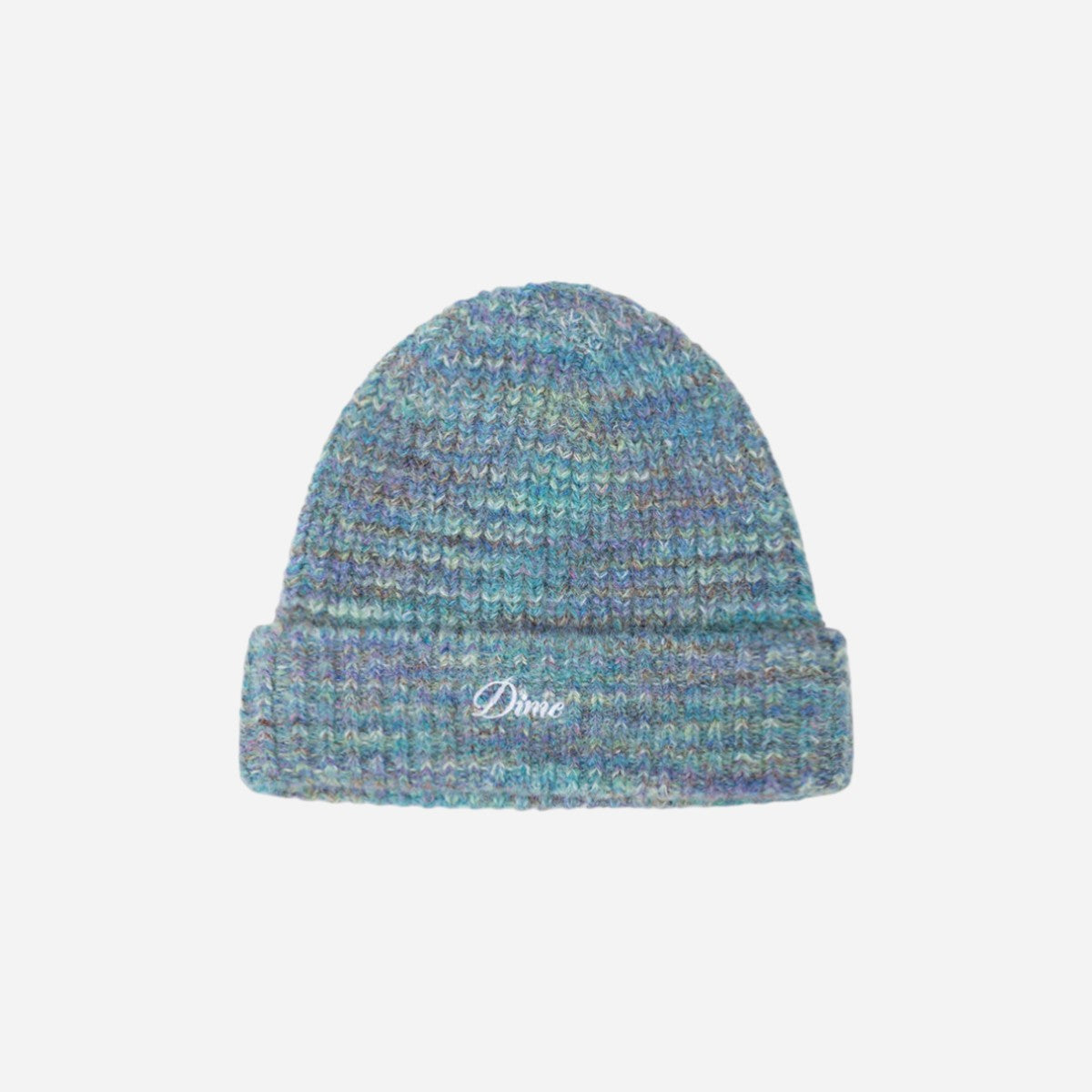 Dime - Fuzzy Fold Beanie - Blue Multi