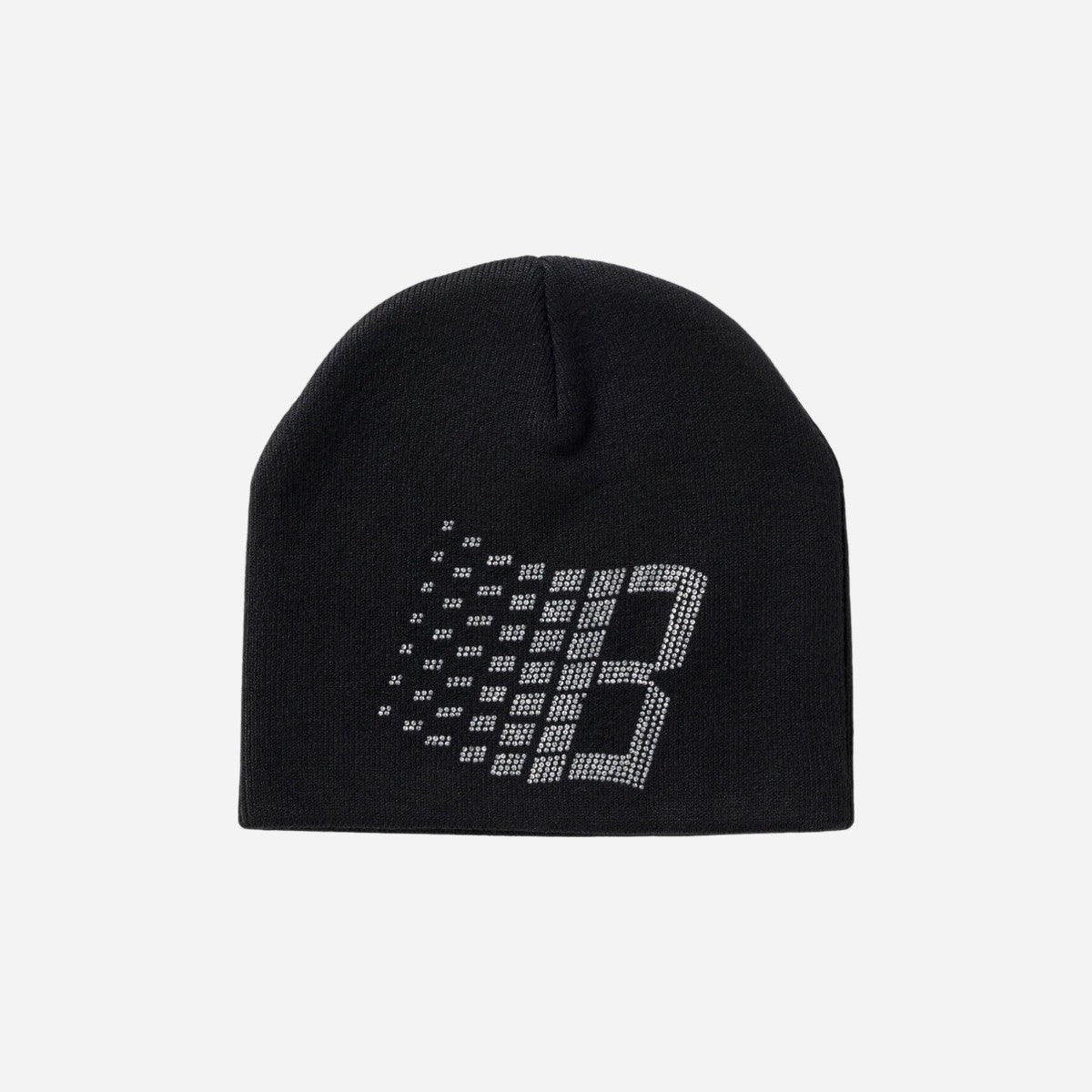 Bronze 56K x ICECREAM - Rhinestone Beanie - Black