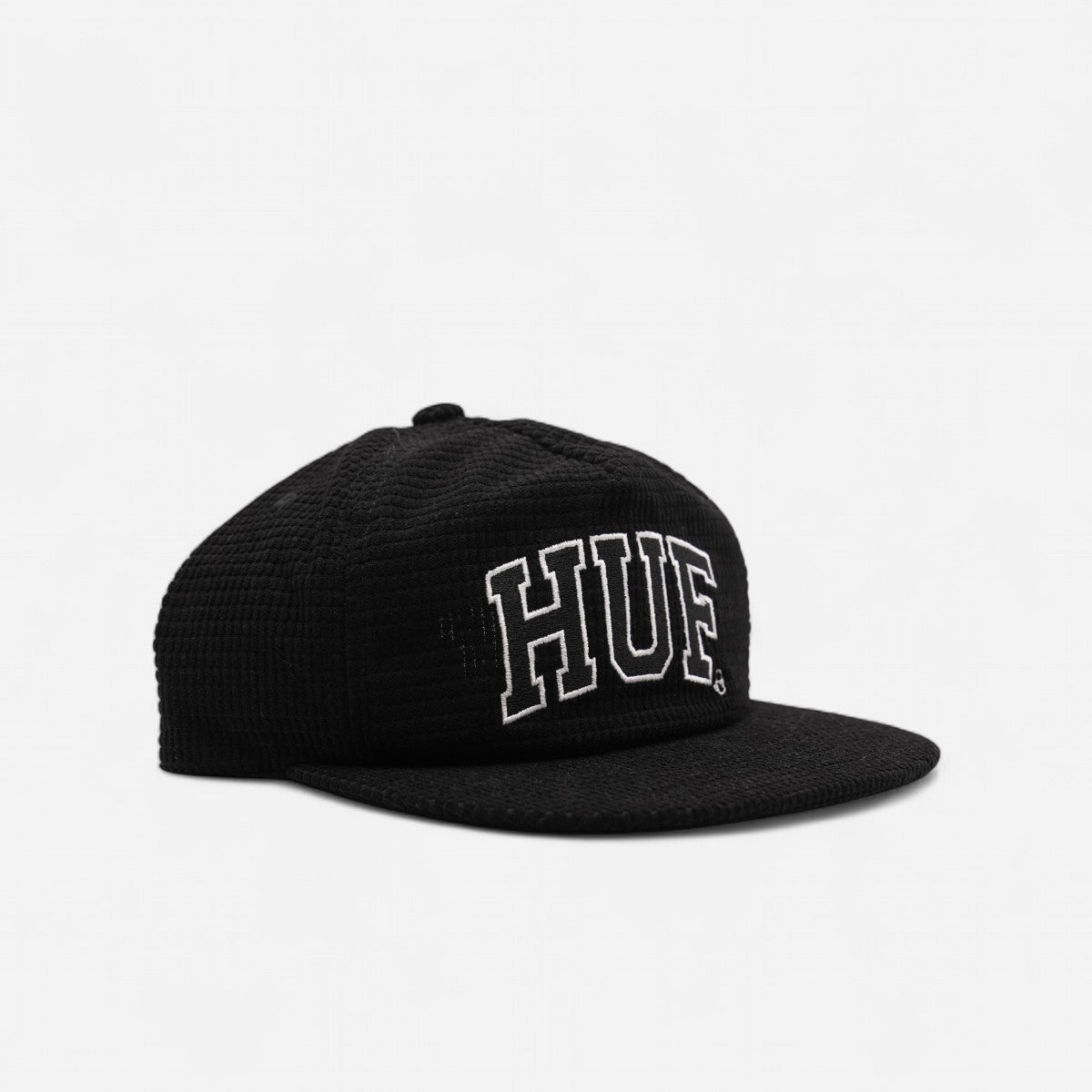 HUF - Arch Waffle Cord Snapback Cap - Black