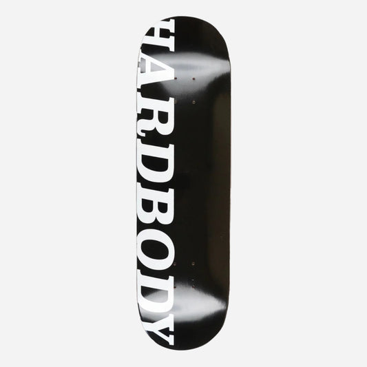 Hardbody - Logo Black/White Deck - 8.5"