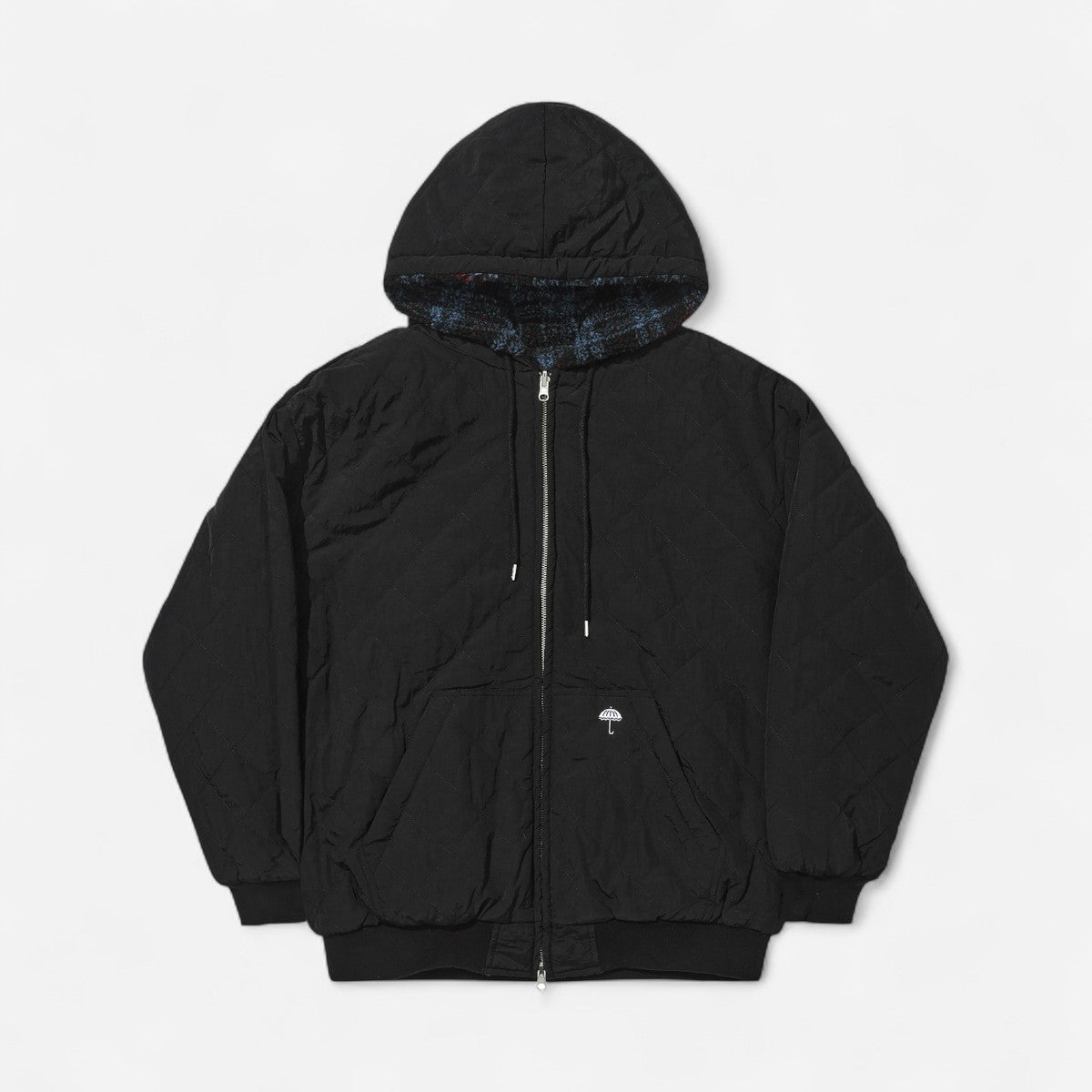 Hélas - Ocaro Reversible Checkered Full Zip Jacket - Navy/Black