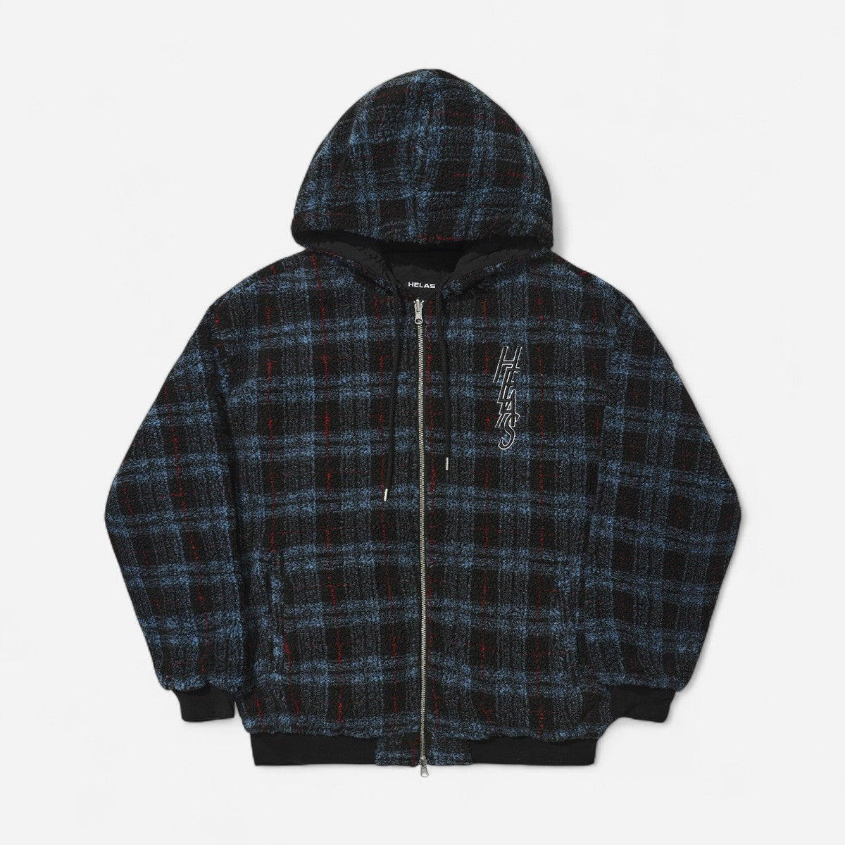 Hélas - Ocaro Reversible Checkered Full Zip Jacket - Navy/Black
