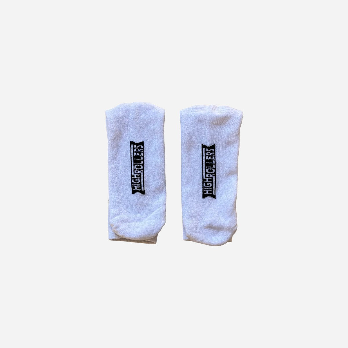 High Rollers - Gang Sign Socks - White