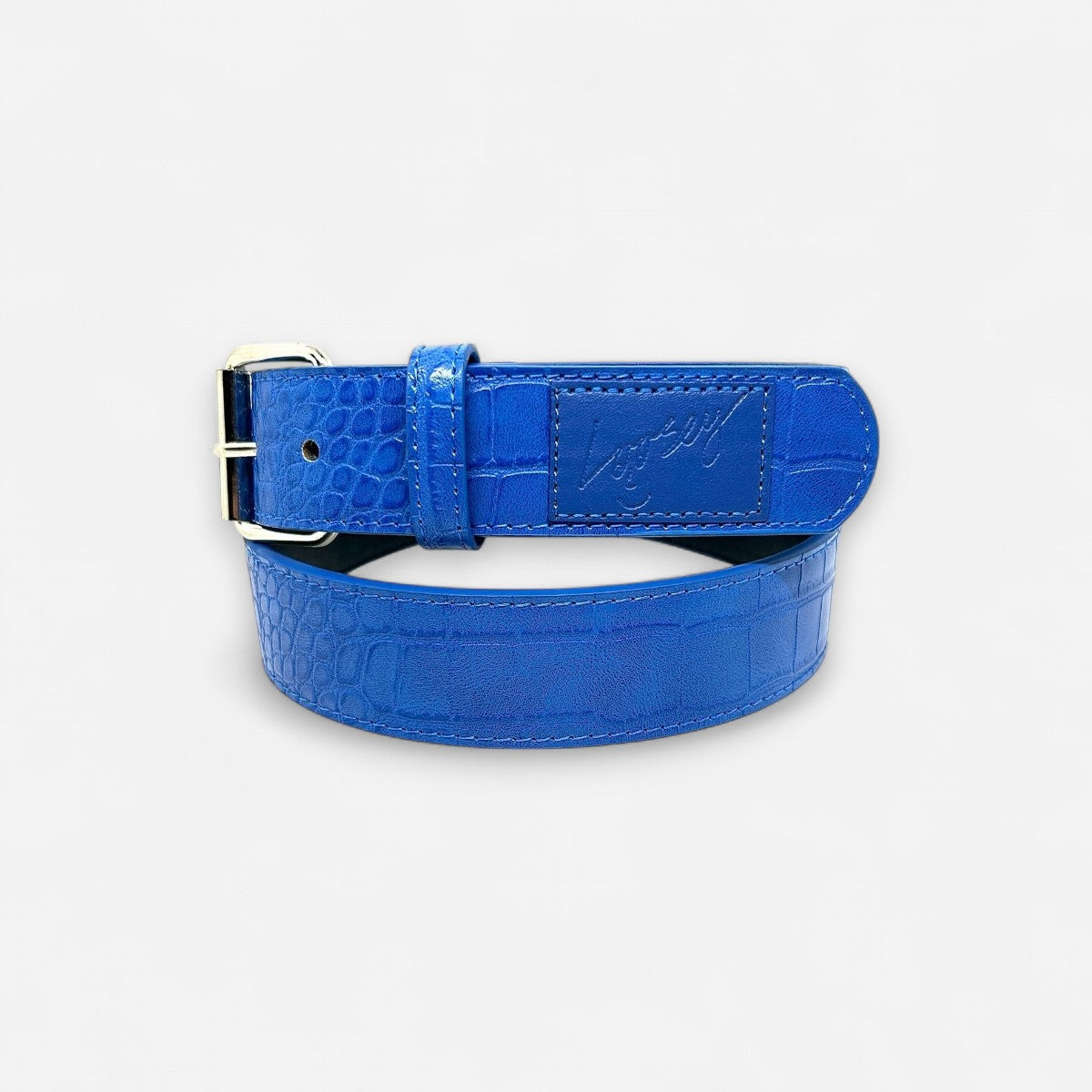 Loosey - Croc Skin Blue Belt