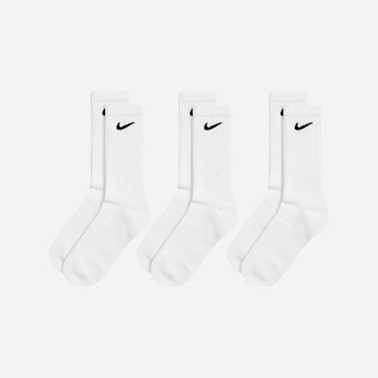 Nike - Everyday Cushioned 3 Pack Socks - White