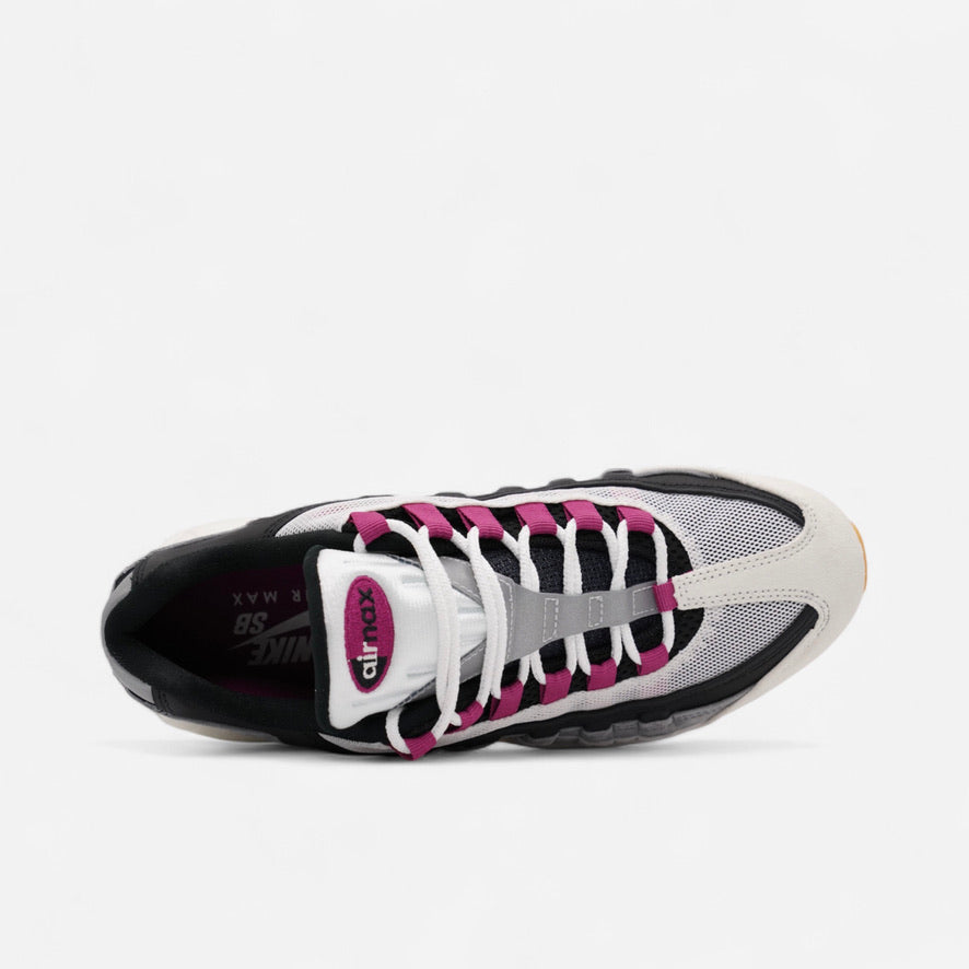 Nike SB - Air Max 95 Shoes- Summit White/Cactus Flower