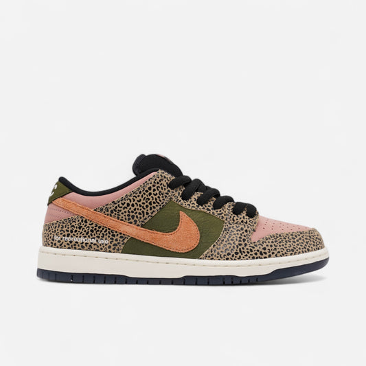 Nike SB - Dunk Low Pro Arts And Rec Shoes - Khaki/Amber Brown/Rough Green/Rust Pink
