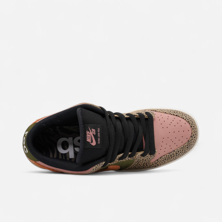 Nike SB - Dunk Low Pro Arts And Rec Shoes - Khaki/Amber Brown/Rough Green/Rust Pink