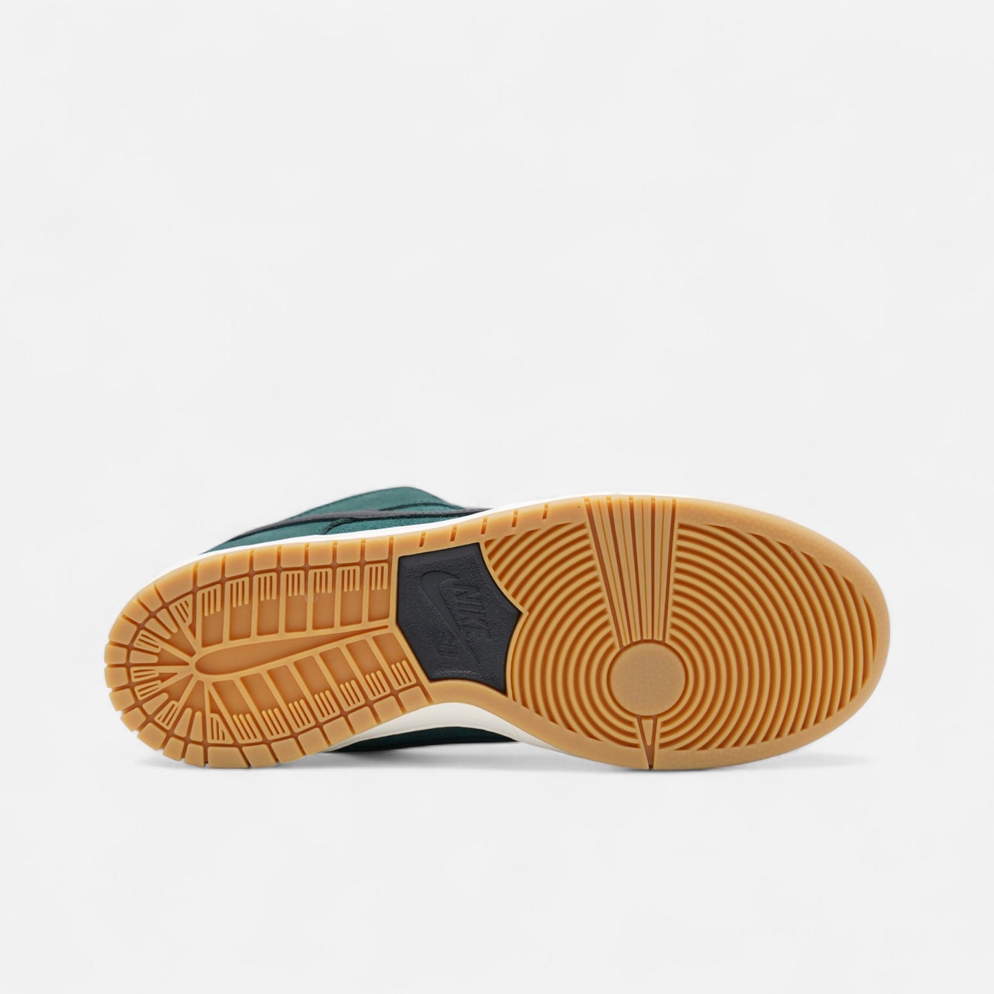 Nike SB - Dunk Low Pro Orange Label Shoes - Deep Fir/Black Fir/Sail