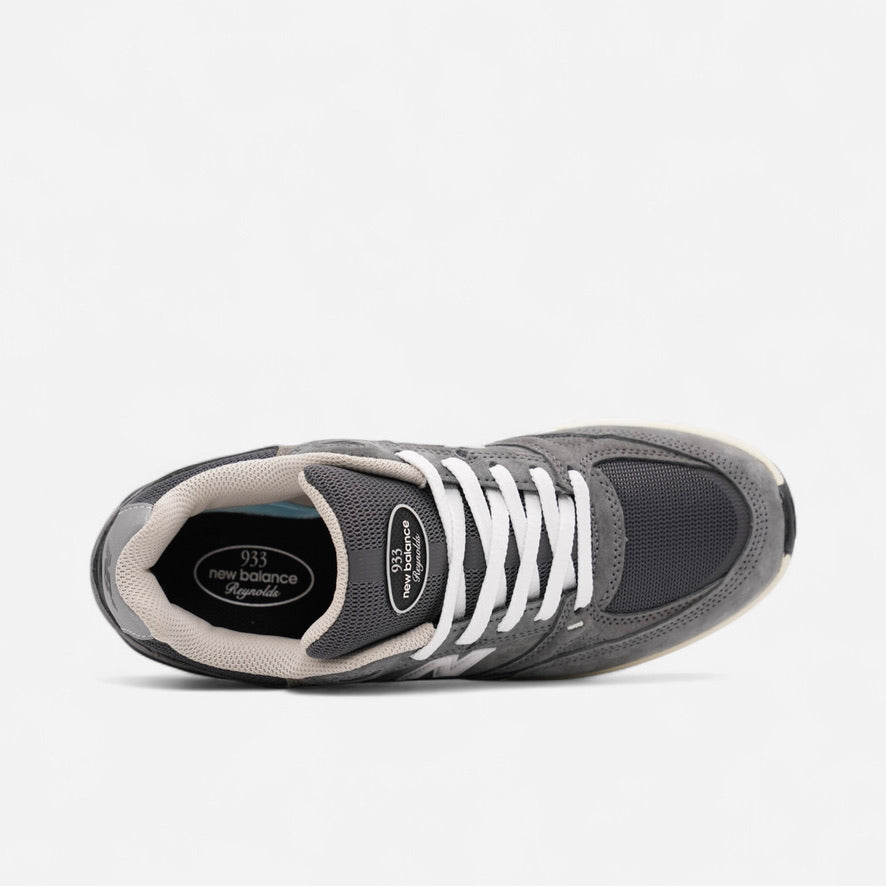 New Balance Numeric - Andrew Reynolds "Grey Days" 933 Shoes - Grey/White