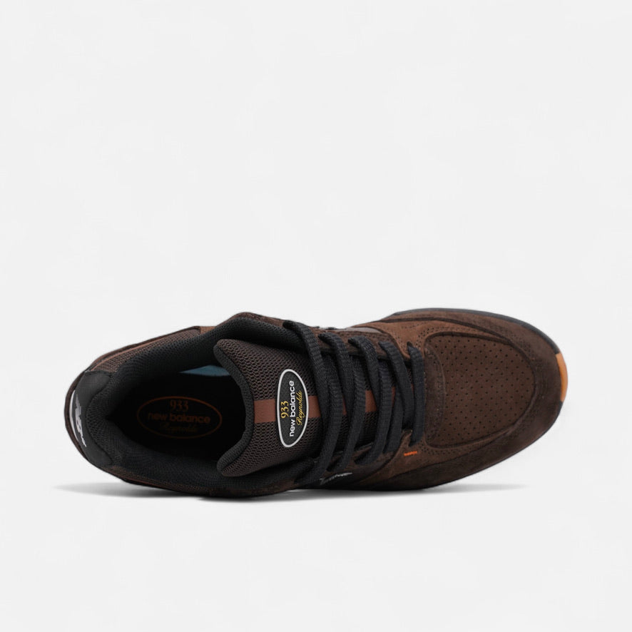 New Balance Numeric - Andrew Reynolds 933 Shoes - Brown/Black