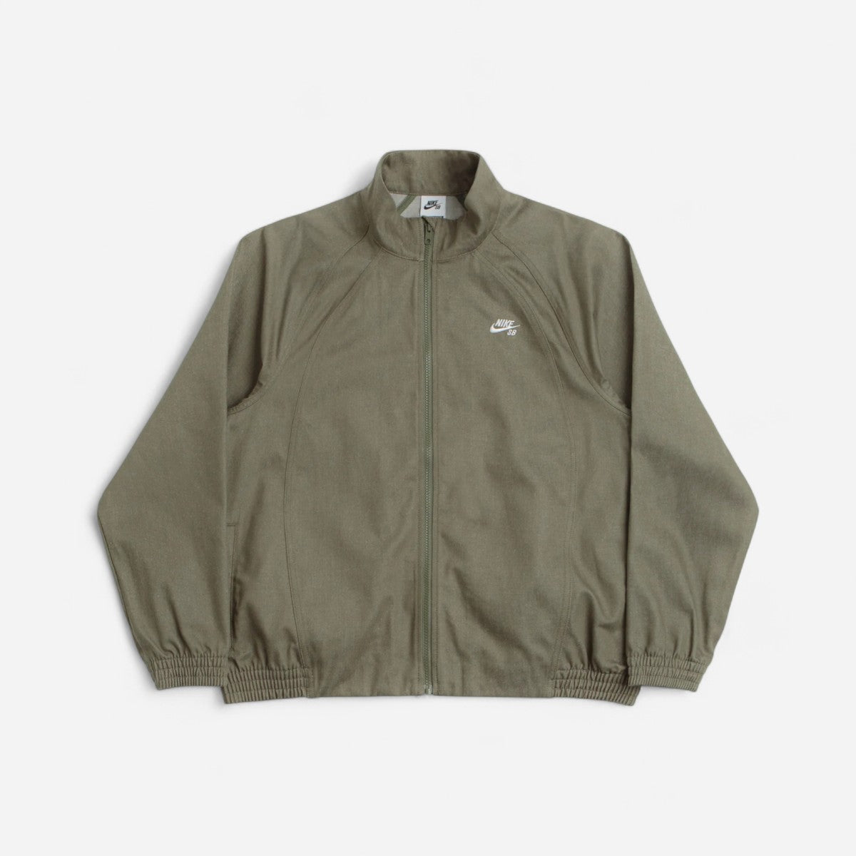 Nike SB - Denim Track Jacket - Medium Olive/White