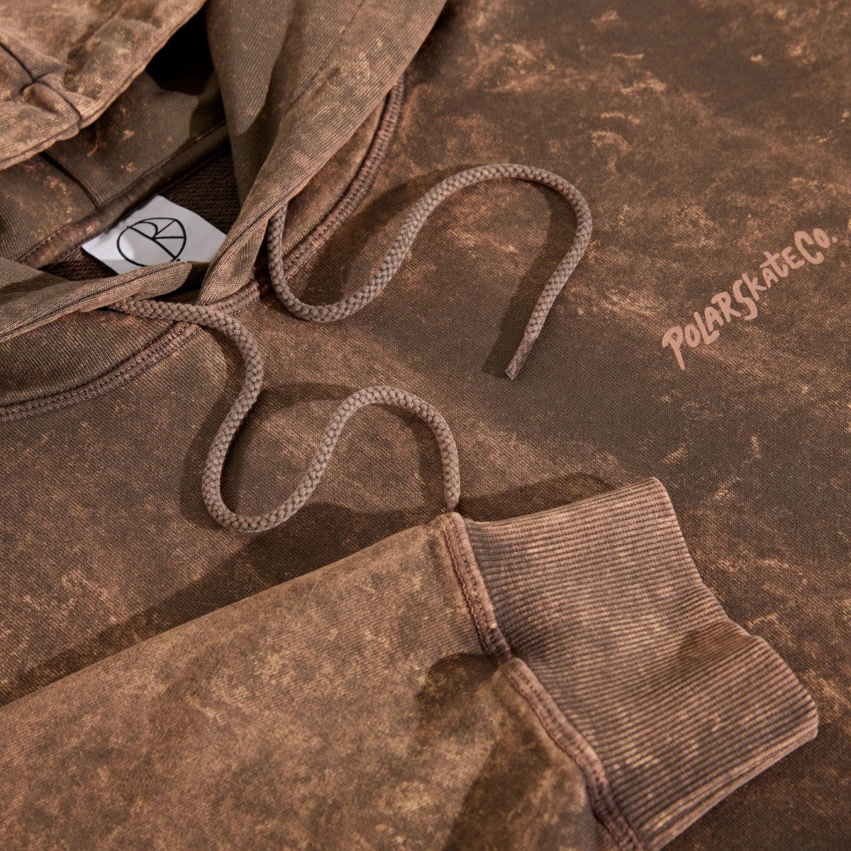 Polar - Surf Logo Acid Frank Hoodie - Brown