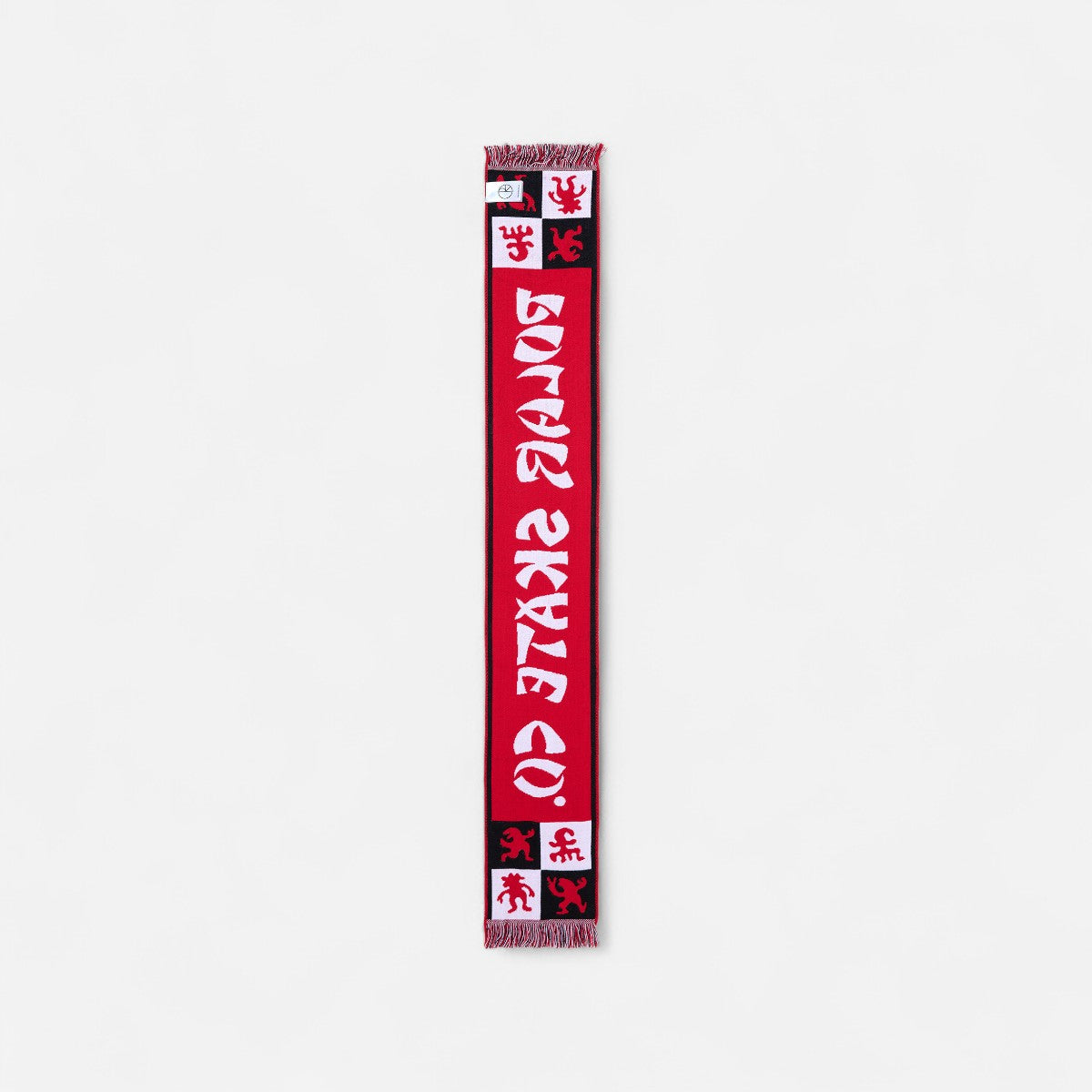 Polar - Football Scarf - Checkers Red