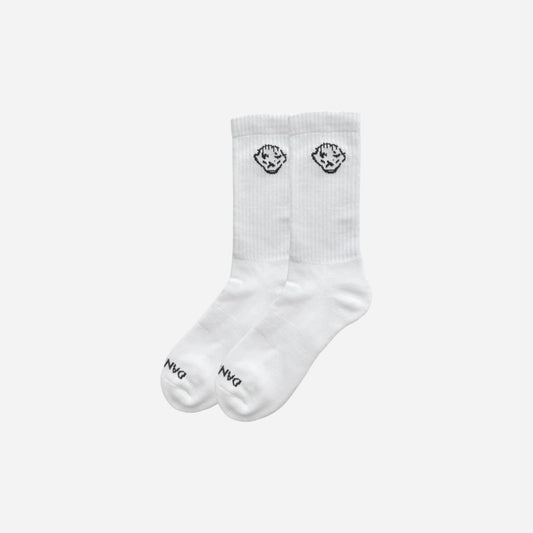 Dancer - Logo Socks - White