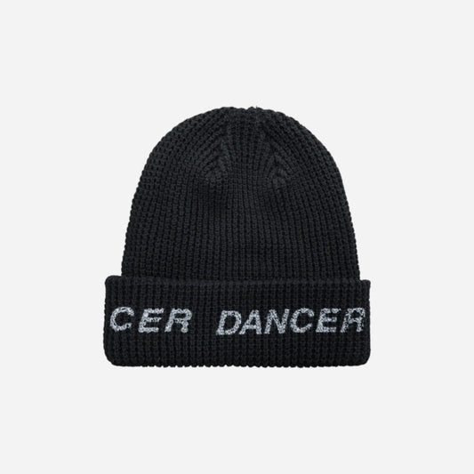 Dancer - Oblique Beanie  - Black