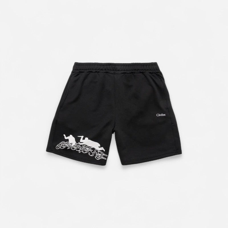 Civilist - Stab Mesh Shorts - Black