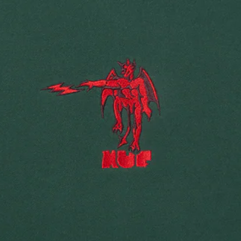 HUF - Heavenly Crewneck - Forest Green