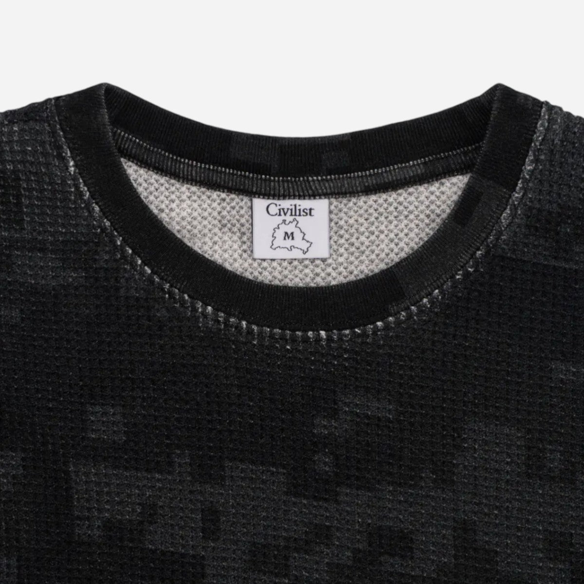 Civilist - Thermal Long Sleeve Tee - Stealth Digi Camo