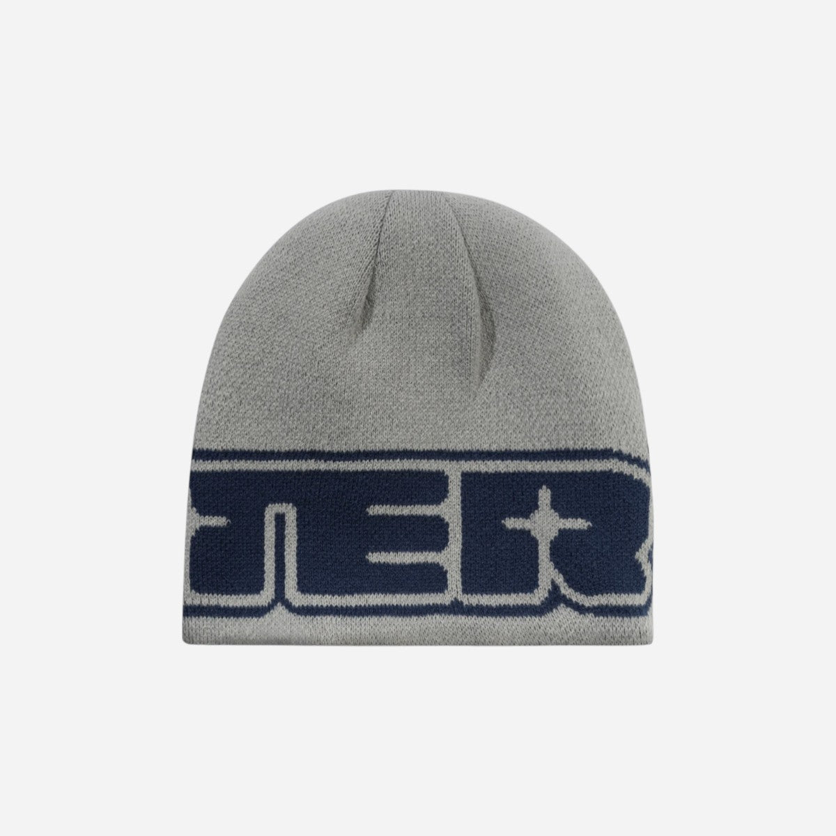 Butter Goods - Glint Reversible Skully Beanie - Navy/Grey