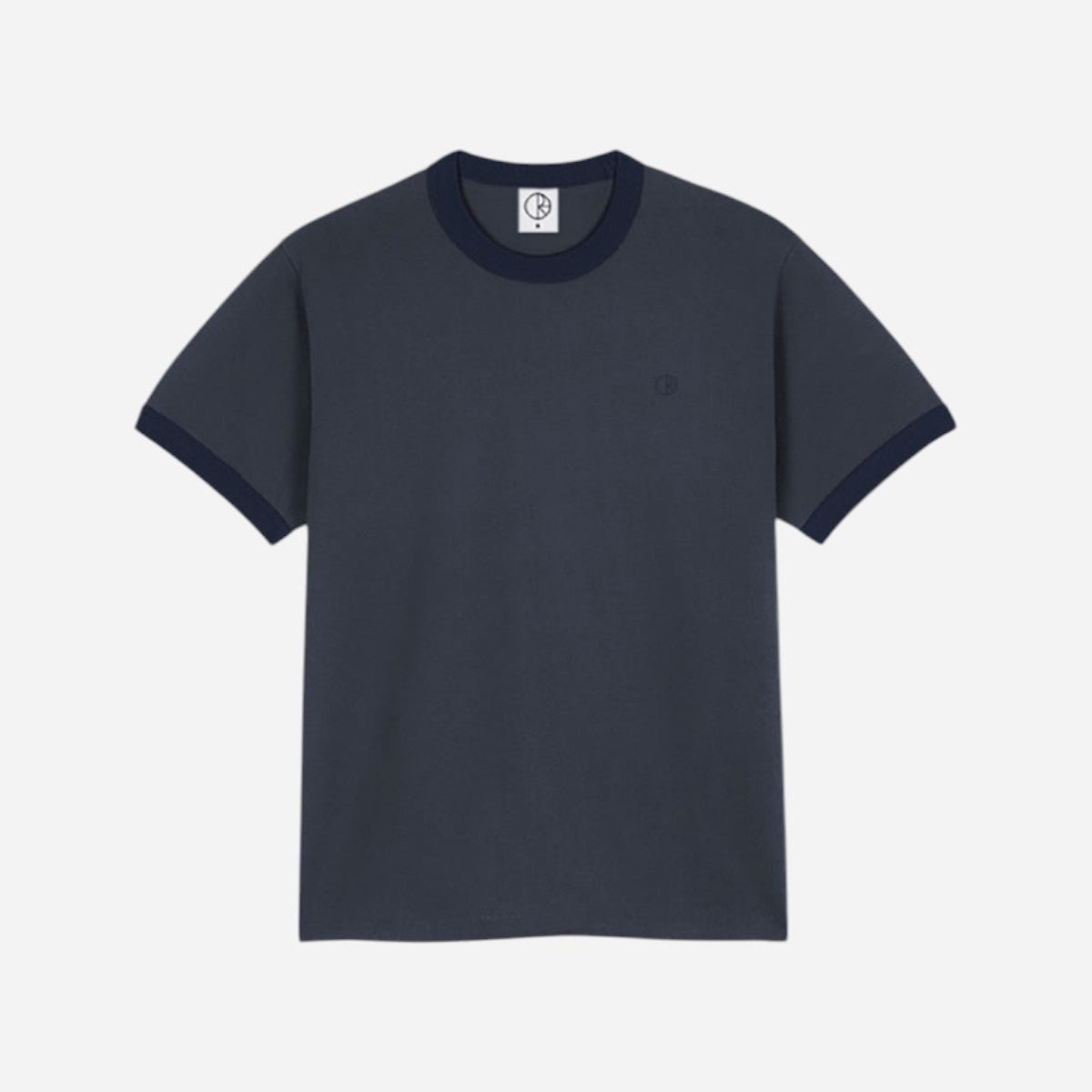 Polar - Ringer Tee - Grey Blue/Dark Blue