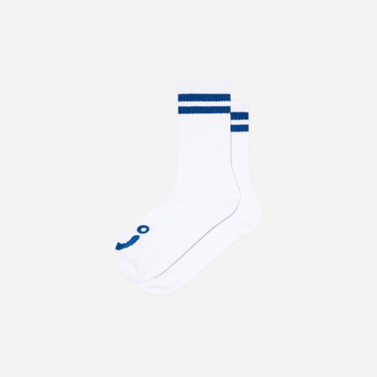 Polar - Happy Sad Socks - White/Blue