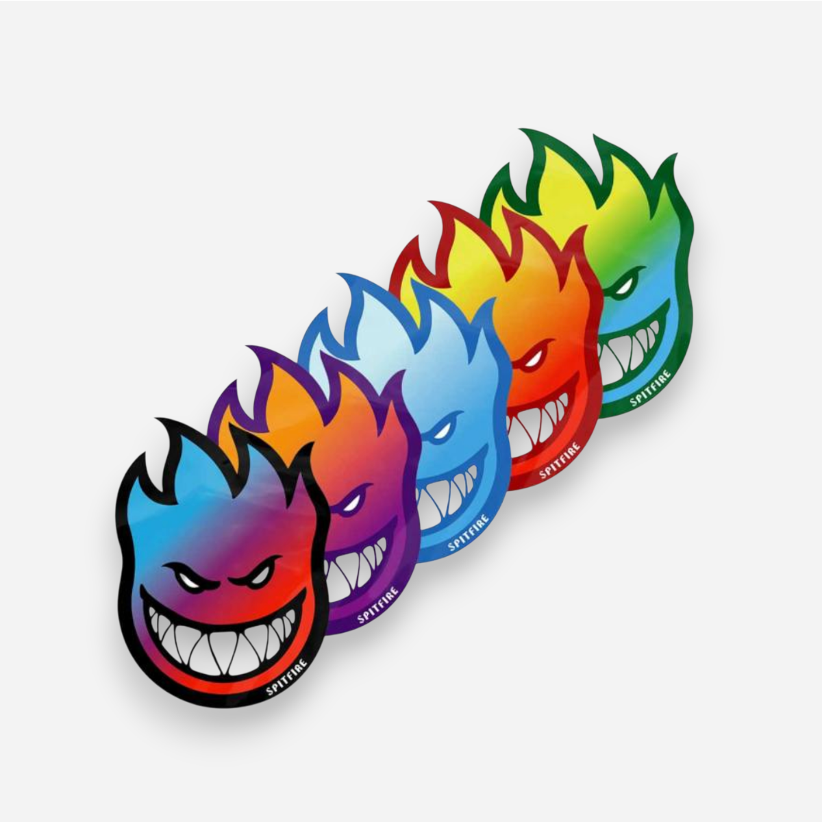 Spitfire - Big Head Fade Sticker - Multi