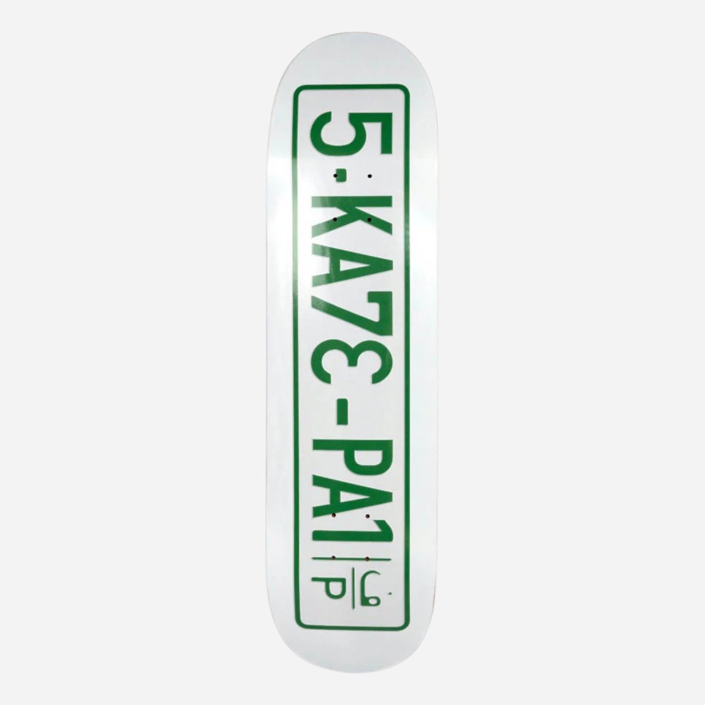 SkatePal - Licence Plate Deck - 8.25"