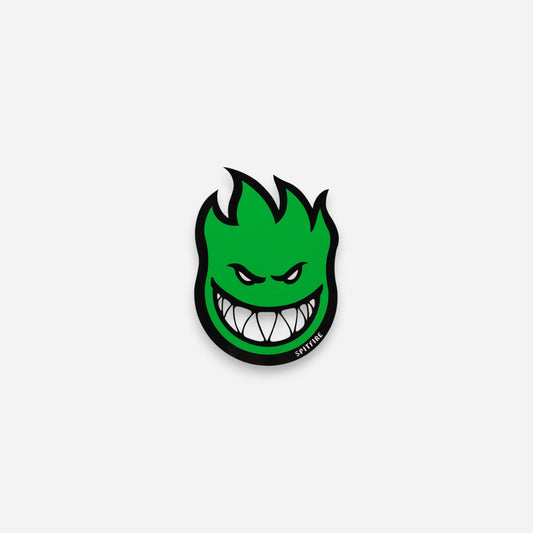 Spitfire - Big Head Medium Sticker - Green