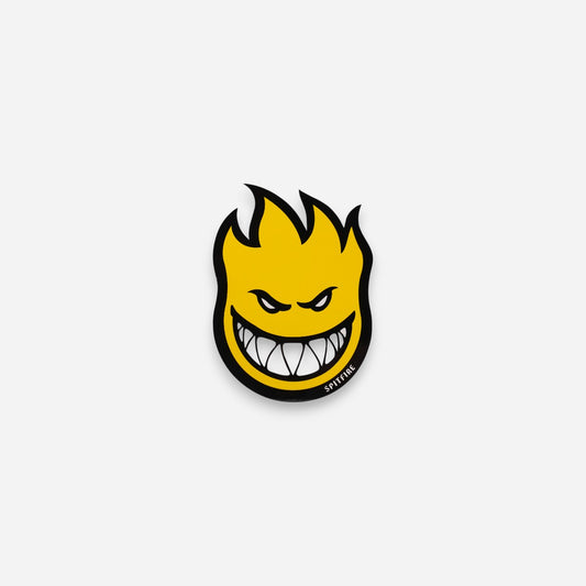 Spitfire - Big Head Medium Sticker - Yellow
