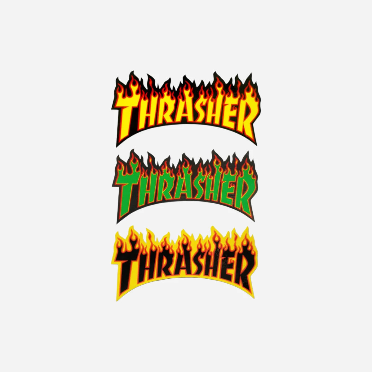 Thrasher - Flame Logo Sticker - Multi (Single)